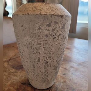 Textured Concrete Vase